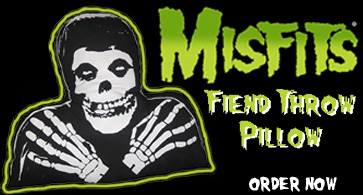 Misfits Fiend Throw Pillow